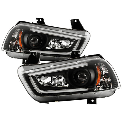 Spyder 11-14 Dodge Charger Halogen Model Only High-Power LED Headlights - (PRO-YD-DCH11PL-BK)
