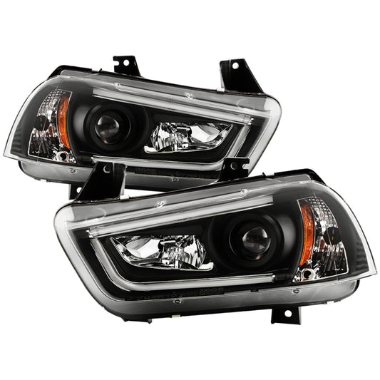 Spyder 11-14 Dodge Charger Halogen Model Only High-Power LED Headlights - (PRO-YD-DCH11PL-BK)