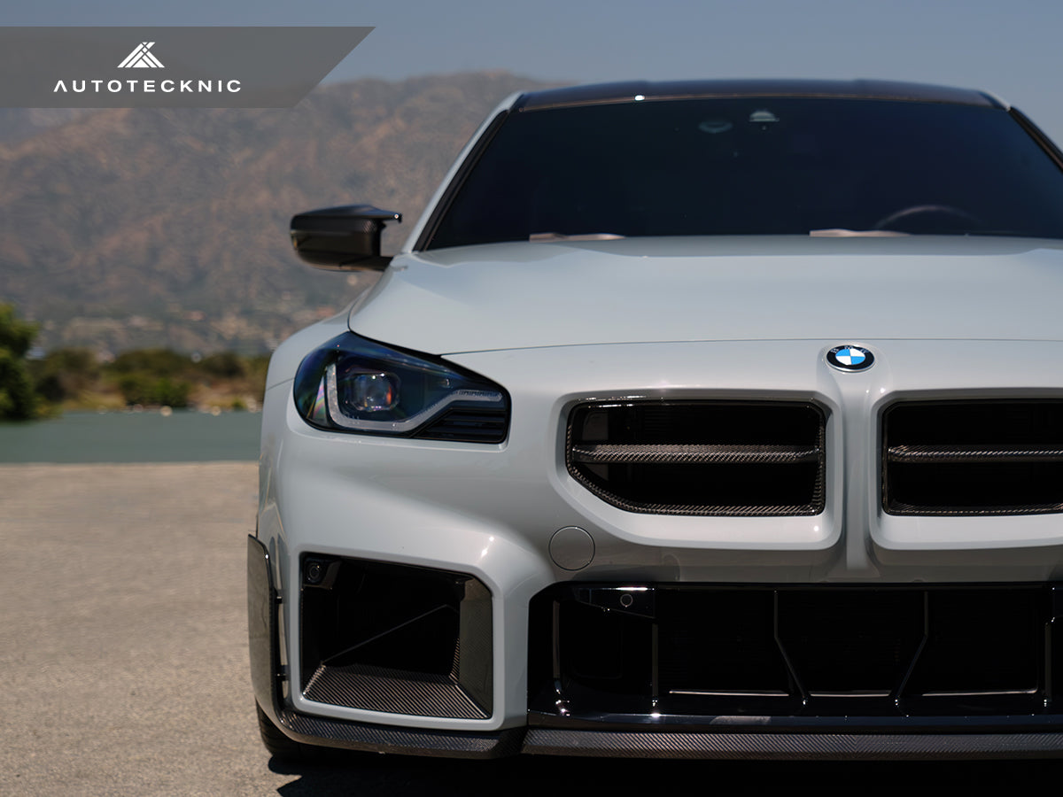 AutoTecknic Dry Carbon Motorsport Front Grille - G87 M2 - Graveyard Performance