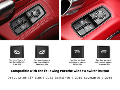 AutoTecknic Replacement Interior Window Switch Button - Porsche - Graveyard Performance