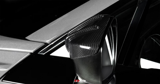 JDMuscle Tanso RAR Style Carbon Fiber Side Mirror Covers - 2013+ BRZ/FRS/86 - Graveyard Performance