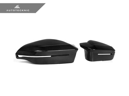 AutoTecknic Dry Carbon Fiber Mirror Cap Set - G90/ G99 M5 - Graveyard Performance