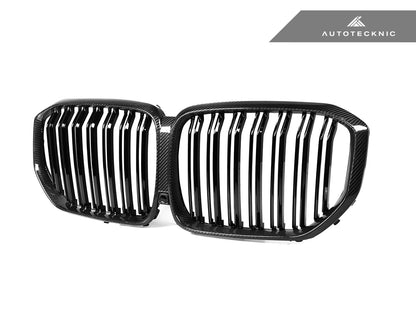 AutoTecknic Dual-Slat Dry Carbon Front Grille - G05 X5 Pre-LCI - Graveyard Performance