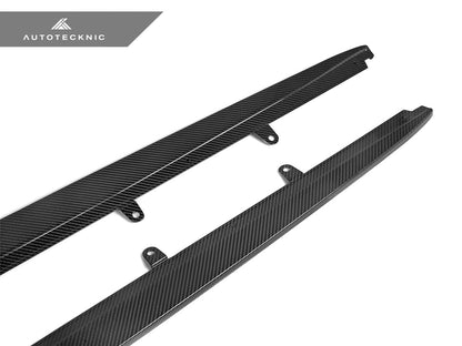 AutoTecknic Dry Carbon Fiber Side Skirt Extension Set - F90 M5 | G30 5-Series - Graveyard Performance