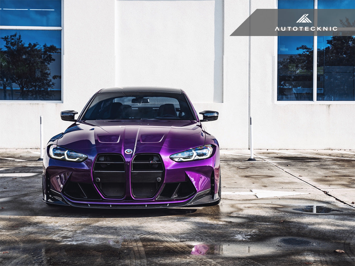 AutoTecknic Dry Carbon Motorsport V2 Front Grille - G80 M3 | G82/ G83 M4 - Graveyard Performance