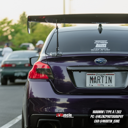 JDMuscle [15-21 WRX/STI] VS Style Full Carbon Fiber Euro GT Wing - Graveyard Performance
