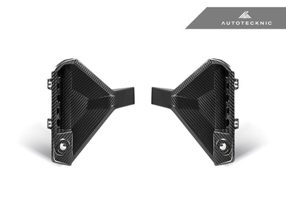 AutoTecknic Dry Carbon Rear Bumper Reflector Trim Set - G87 M2 - Graveyard Performance
