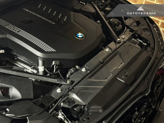 AutoTecknic Dry Carbon Fiber Cooling Shroud - G42 2-Series