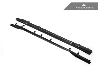 AutoTecknic Dry Carbon Fiber Side Skirt Extension Set - G87 M2 - Graveyard Performance