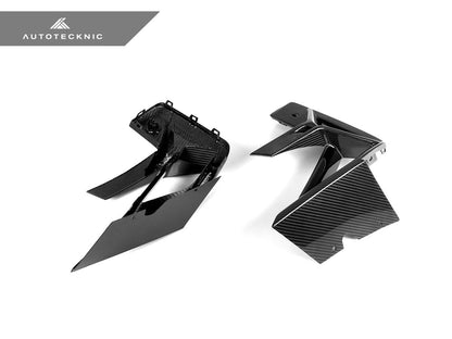 AutoTecknic Dry Carbon Front Bumper Trim Set - F97 X3M LCI | F98 X4M LCI - Graveyard Performance