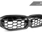 AutoTecknic Dry Carbon Fiber Honeycomb Front Grille - G20 3-Series LCI