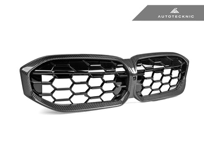 AutoTecknic Dry Carbon Fiber Honeycomb Front Grille - G20 3-Series LCI - Graveyard Performance