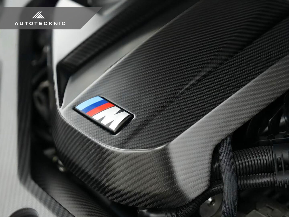 AutoTecknic Dry Carbon Fiber Engine Cover - G80 M3 | G82/ G83 M4 - Graveyard Performance
