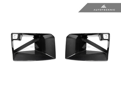 AutoTecknic Dry Carbon Front Bumper Lower Vent Set - G87 M2 - Graveyard Performance