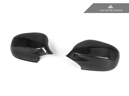 AutoTecknic Dry Carbon Fiber Mirror Cap Set - E90 3-Series Sedan LCI - Graveyard Performance