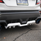 JDMuscle [22-25 WRX] Rear Diffuser V1 | Paint Matched / Gloss Black / Cherry Red