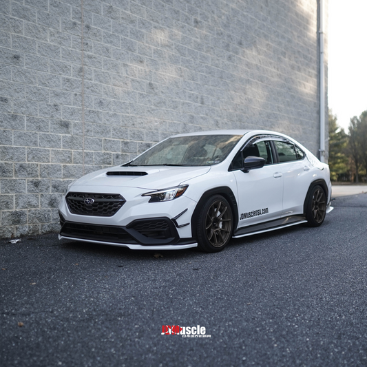 JDMuscle [22-25 WRX] Canards V1 - ABS / Paint Matched / Gloss Black