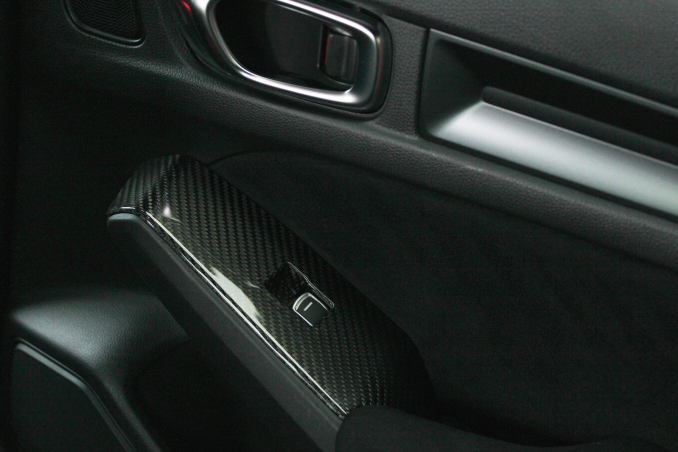 OLM LE Carbon Fiber Window Switch Panel Covers (Set of 4) - 2022+ FL Honda Civic / FL5 Type R - Graveyard Performance