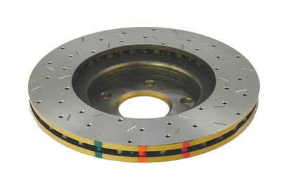 DBA 03-05 350Z / 03-04 G35 / 03-05 G35X Front Drilled & Slotted 4000 Series Rotor - Graveyard Performance