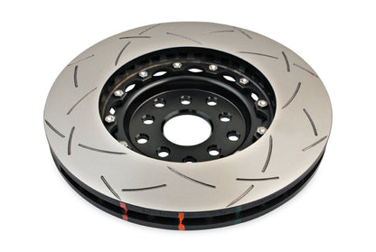 DBA 04-07 STi/2017 BRZ w/Perf. Pkg. 10 Hole Front Slotted 5000 Series 2/PC Rotor Assembled w/Blk Hat - Graveyard Performance