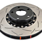 DBA 02-10 WRX / 13+ FR-S / 13+ BRZ Premium  Front Slotted 5000 Series 2 Piece Rotor w/ Black Hat