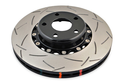 DBA 02-10 WRX / 13+ FR-S / 13+ BRZ Premium  Front Slotted 5000 Series 2 Piece Rotor w/ Black Hat - Graveyard Performance