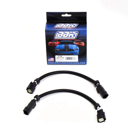 BBK 2015 Mustang GT V6 6-Pin Front O2 Sensor Wire Harness Extensions 12 (pair) - Graveyard Performance