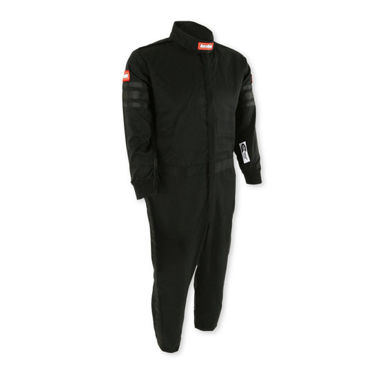 RaceQuip Black Trim SFI-1 JR. Suit - Kids Small