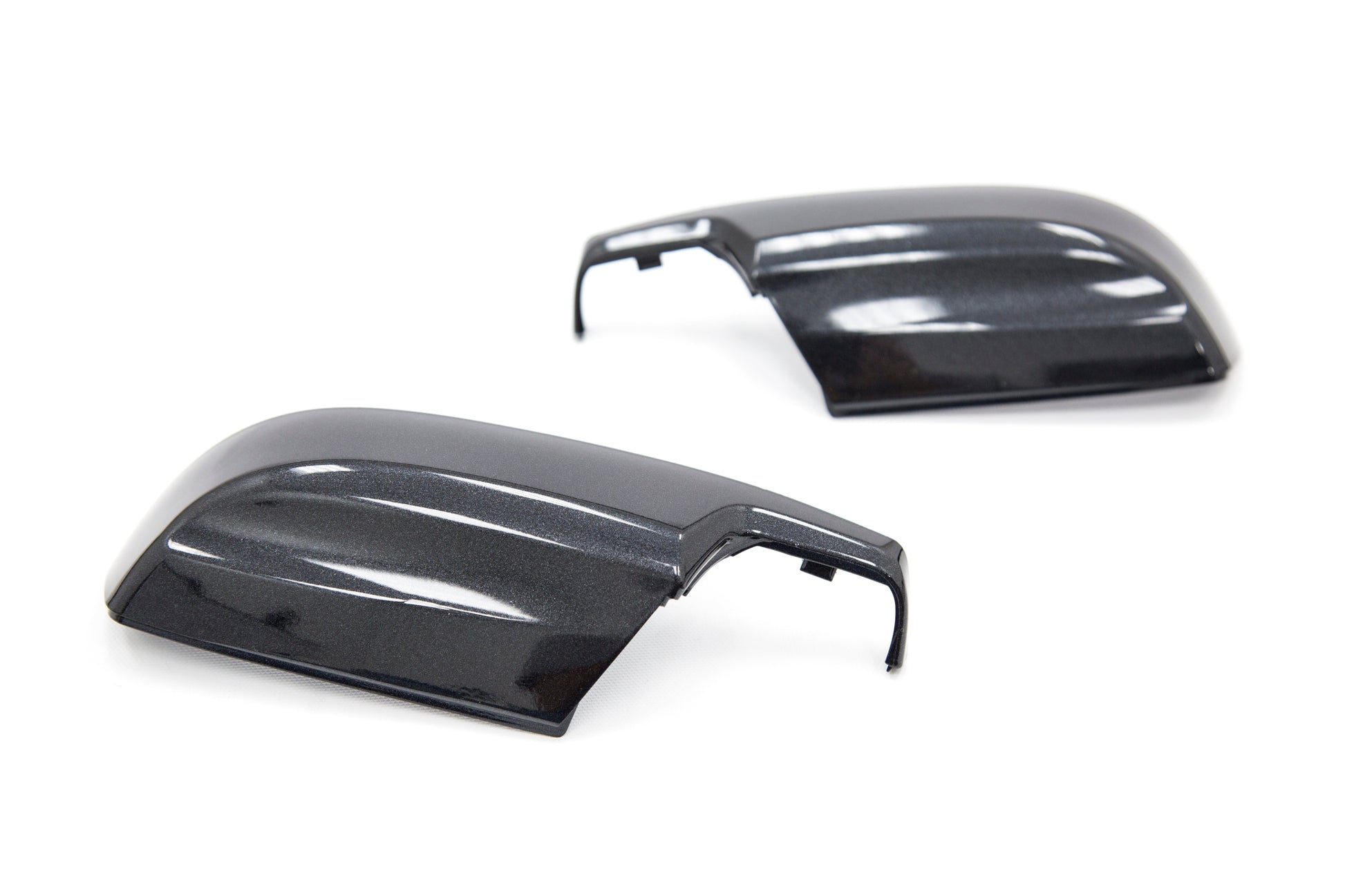 OLM Paint Matched Lower Mirror Covers - Dark Gray Metallic / Asphalt - 2015-2021 Subaru WRX / STI / 2015-2017 Crosstrek / 2015-2016 Impreza - Graveyard Performance