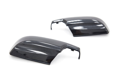 OLM Paint Matched Lower Mirror Covers - Dark Gray Metallic / Asphalt - 2015-2021 Subaru WRX / STI / 2015-2017 Crosstrek / 2015-2016 Impreza - Graveyard Performance