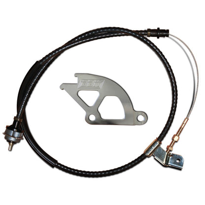 BBK 79-95 Mustang Adjustable Clutch Quadrant And Cable Kit - Graveyard Performance
