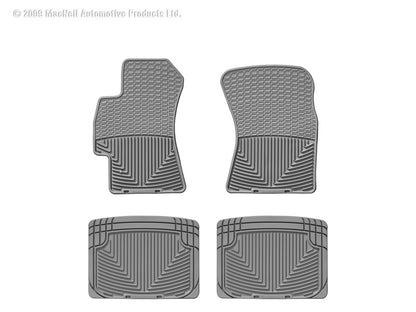 WT Rubber Mats - Rear - Grey - Graveyard Performance