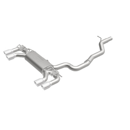 MagnaFlow Sys C/B 2015-2017 Volkswagen Golf R 3in Polished SS Quad Tip Split Rear Exit - Graveyard Performance
