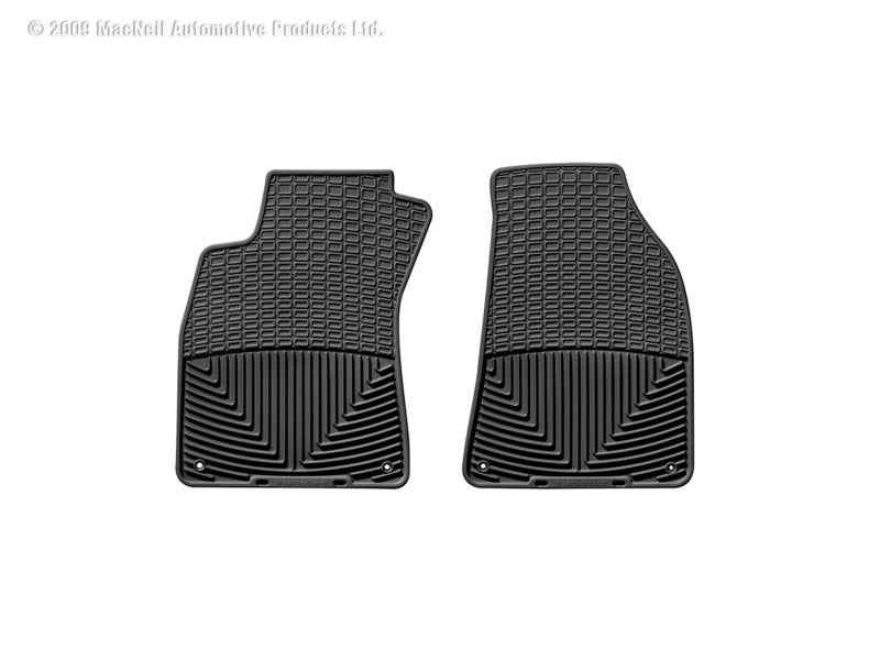 WeatherTech 95-04 Audi A6 Sedan Front Rubber Mats - Black - Graveyard Performance