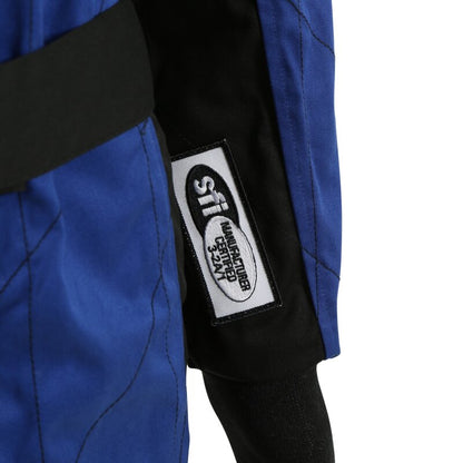 RaceQuip Blue Chevron-1 Suit - SFI-1 Medium - Graveyard Performance
