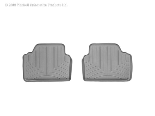 WeatherTech 06-12 BMW 328xi Rear FloorLiner - Grey - Graveyard Performance