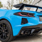Corsa 2020-2025 Chevrolet Corvette C8 RWD 3in Valved Cat-Back w/4.5in Carbon Fiber Black PVD Tips