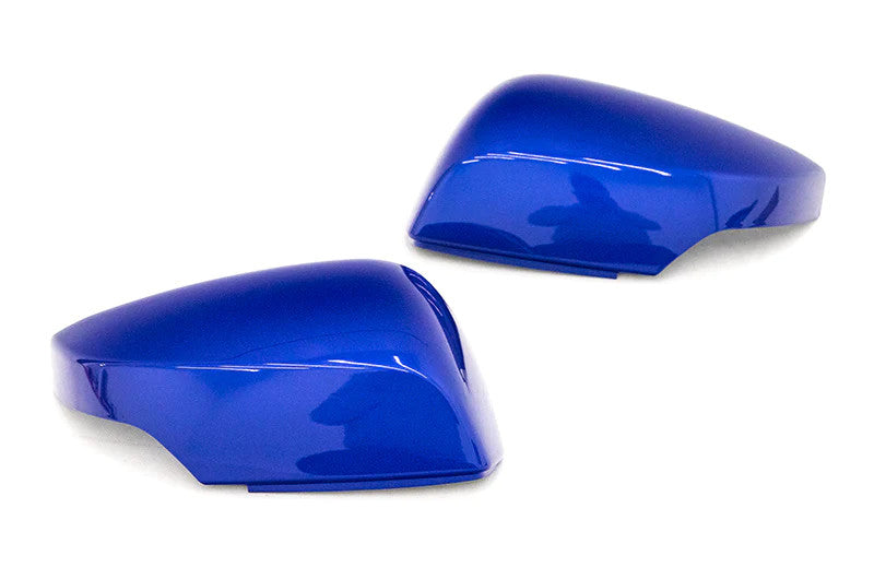 OLM OE Style Mirror Cover with Turn Signal Cutout (Lapis Blue) - 2015+ WRX / STI / 15-17 Crosstrek - Graveyard Performance