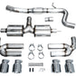 AWE 22-24 Audi 8Y S3 Touring Edition Exhaust - Chrome Silver Tips