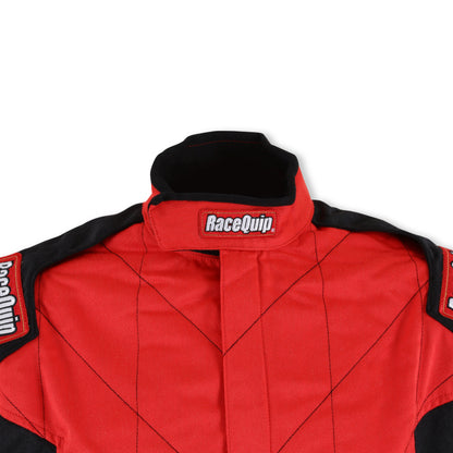 RaceQuip Red Chevron-5 Jacket SFI-5 - Medium - Graveyard Performance