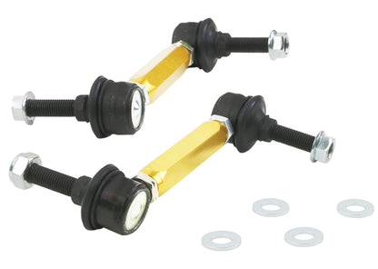Whiteline Universal Sway Bar End Link Kit - 130-155mm Heavy Duty Adjustable - 10mm Ball Studs - Graveyard Performance