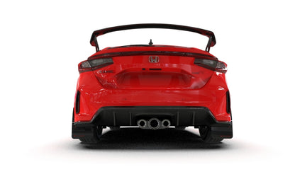 Rally Armor 23-26 Honda Civic Type R Red Mud Flap Black Logo - Graveyard Performance
