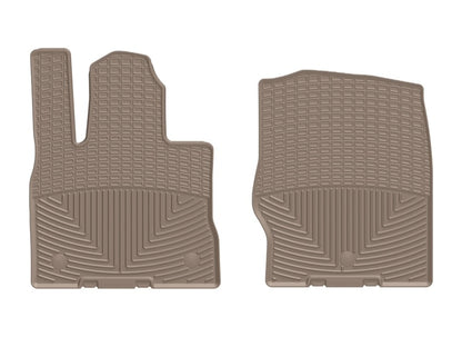 WeatherTech 2020+ Ford Explorer Front Rubber Mats - Tan - Graveyard Performance