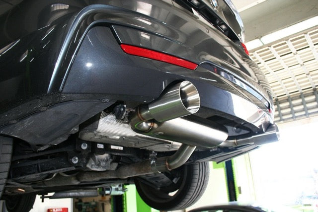 Active Autowerke F3X 335i | 435i Performance Valved Rear Exhaust GEN 2 - BMW F3x 335i Rear Exhaust with brushed tips - Graveyard Performance