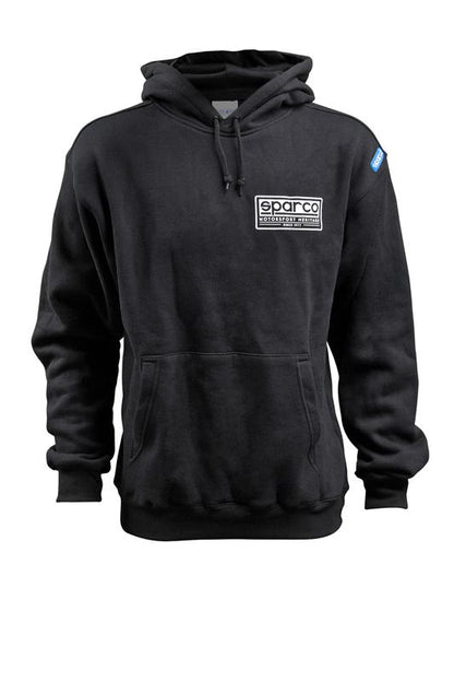 Sparco Sweatshirt Hooded Heritage Blk Xl - Graveyard Performance