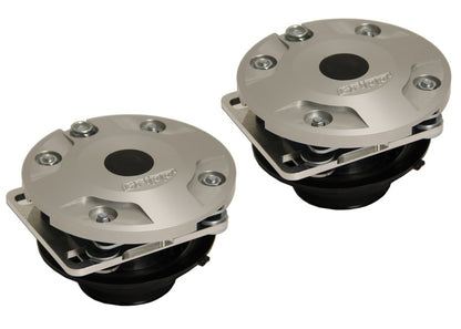 BBK 05-14 Mustang Caster Camber Plate Kit - Silver Anodized Finish - Graveyard Performance