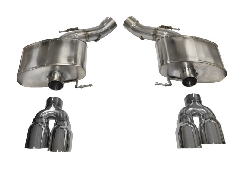 Corsa 2012-2017 BMW M5 F10 Polished Sport Axle-Back Exhaust - Graveyard Performance