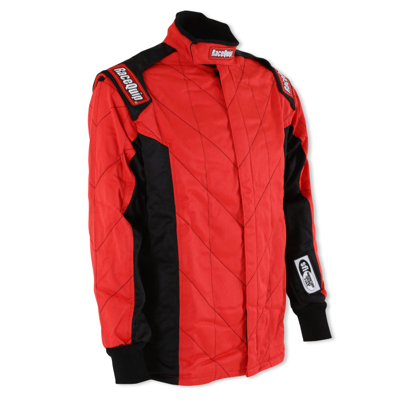 RaceQuip Red Chevron-5 Jacket SFI-5 - XLG - Graveyard Performance