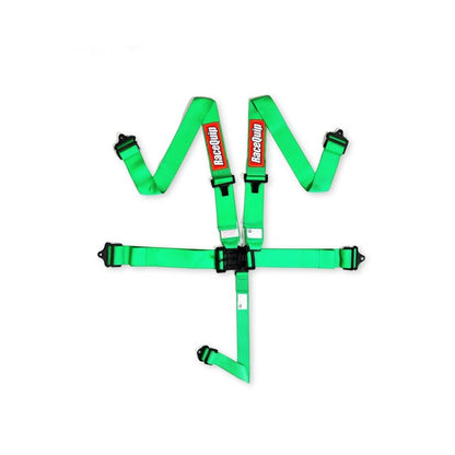 RaceQuip Green L & L 5pt Seat Belt - Graveyard Performance