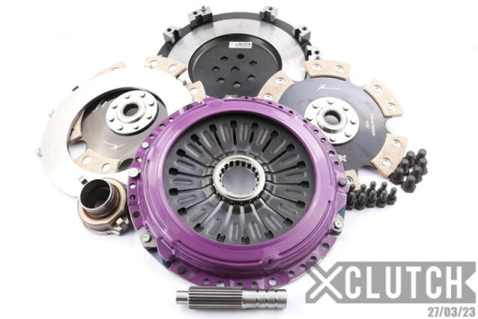 XClutch 1997 Mitsubishi Lancer EVO IV 2.0L 9in Twin Solid Ceramic Clutch Kit - Graveyard Performance